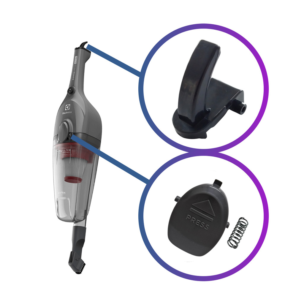 Suporte Inferior Cabo Elétrico + Tecla Aspirador Electrolux Stk15 em Oferta na Shopee