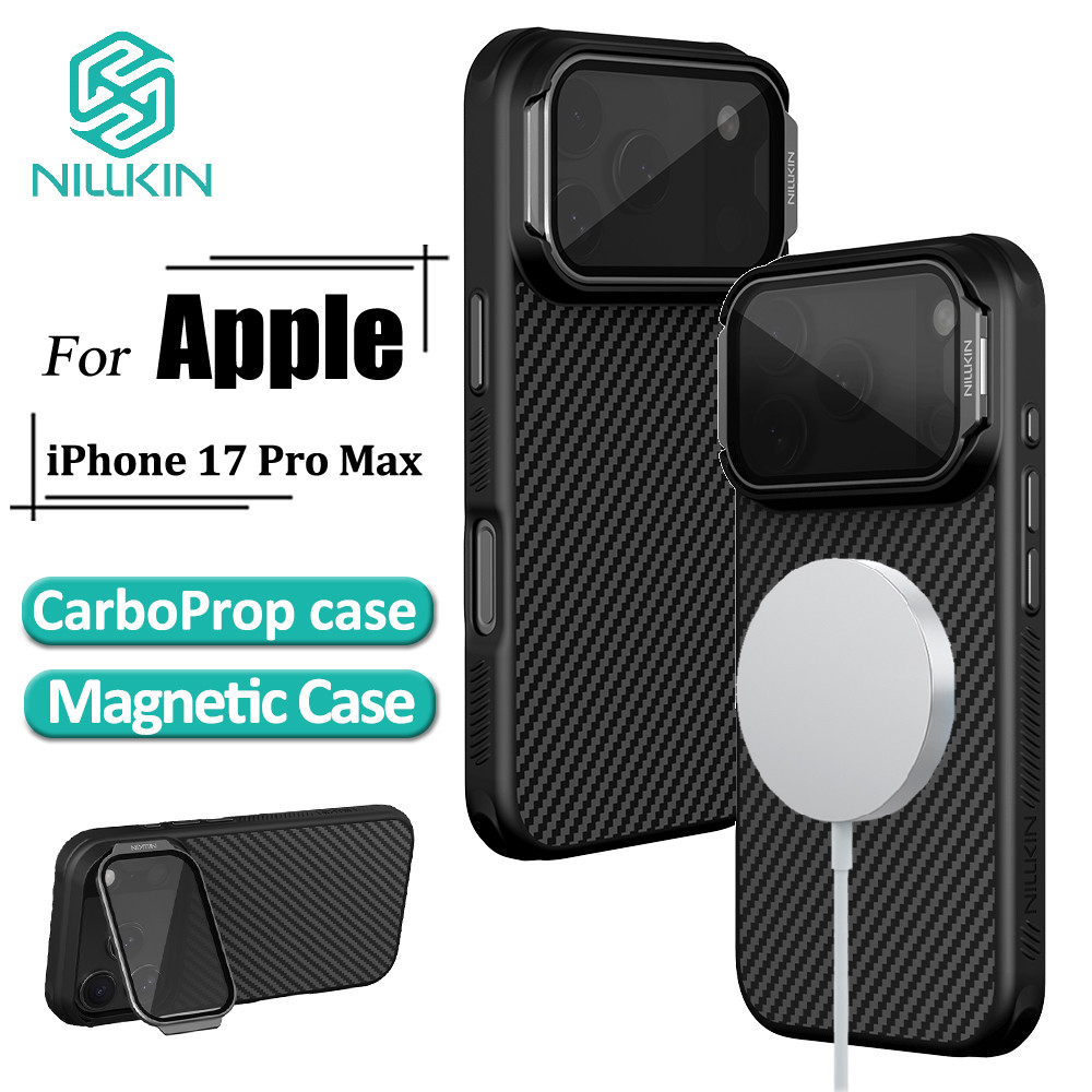 Capa Nillkin CarboProp Para iPhone 17 Pro Max Fibra De Aramida + Magnética TPU em Oferta na Shopee