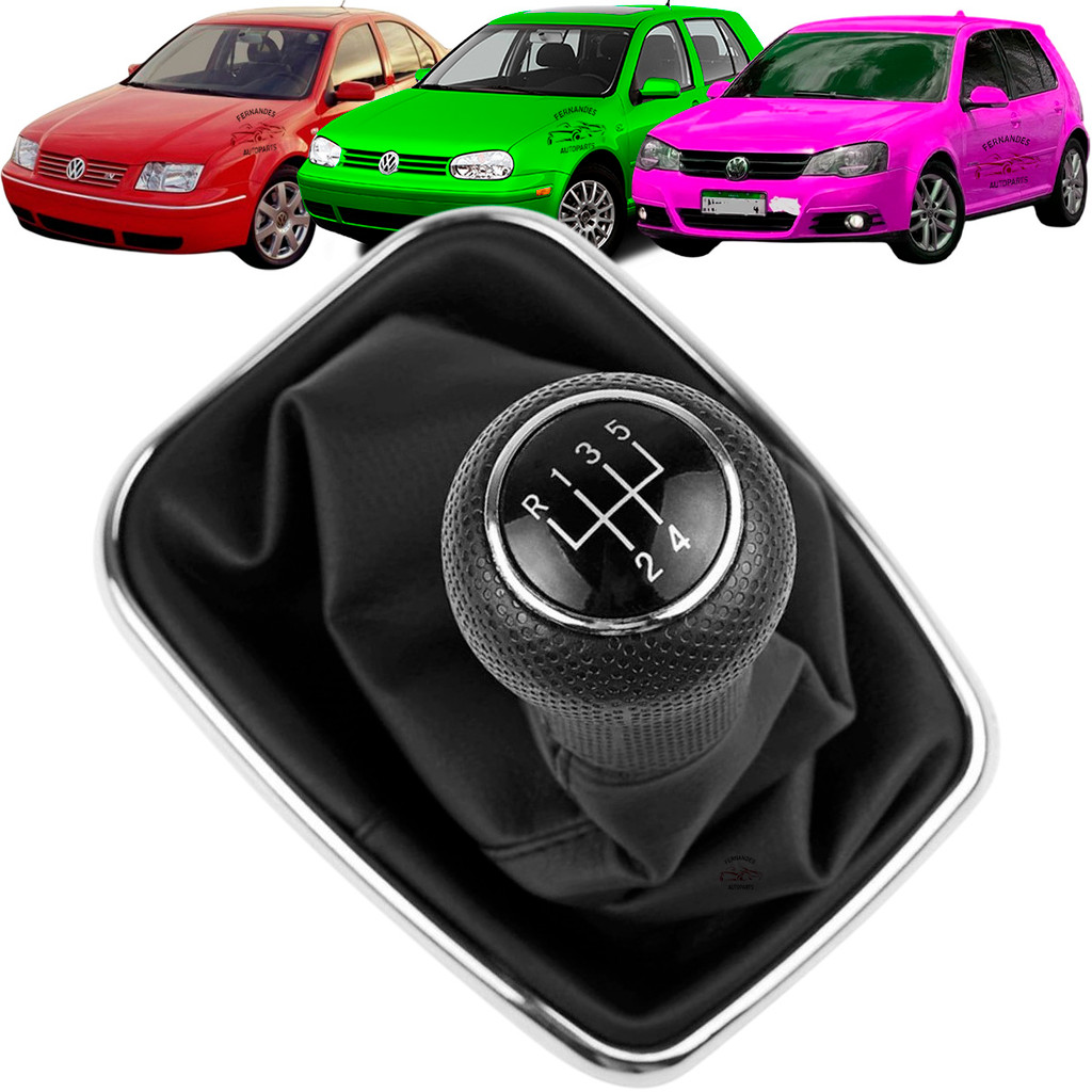 Coifa Manopla Cambio Marcha Golf Bora Com Aro Comado Novo em Oferta na Shopee