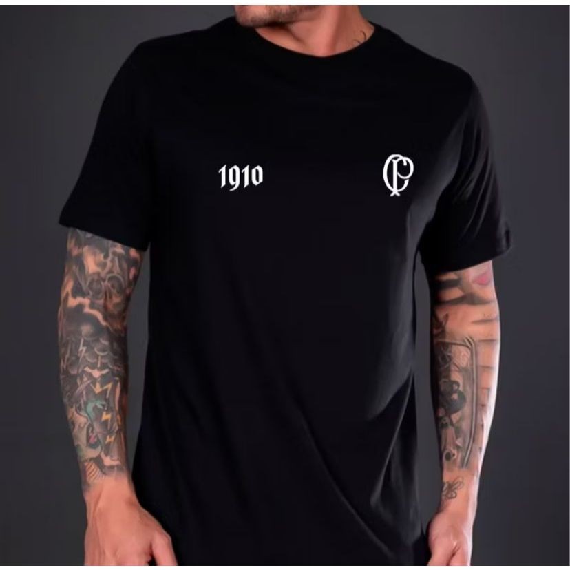 Camisa Camiseta CP Corinthians Timão Sccp 1910 Camisa 12 Gaviões
