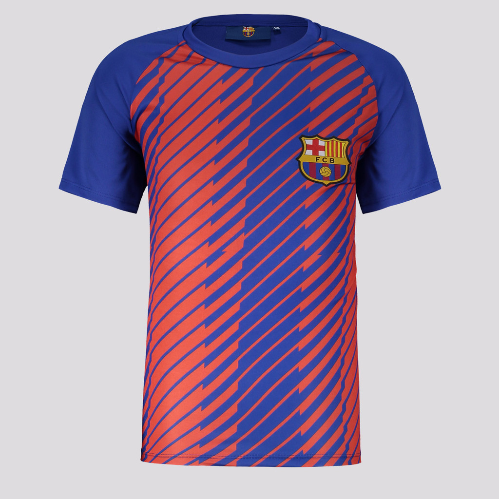 Camisa Barcelona Juvenil Azul