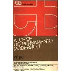Livro A Crise do Pensamento Moderno 1 de Eduardo Portela