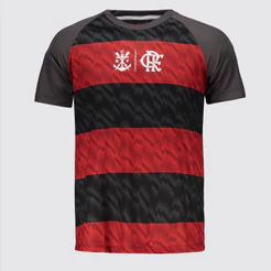 Camisa Flamengo Harmonia Cinza e Vermelha
