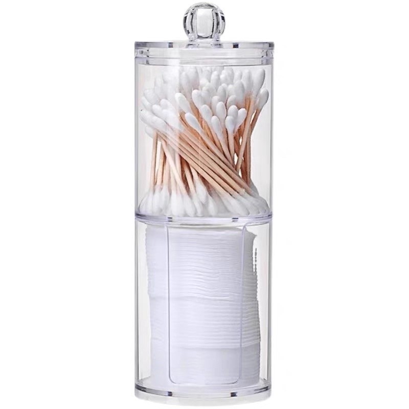 Potes Porta Algodão E Cotonete - Pote Organizador em Oferta na Shopee