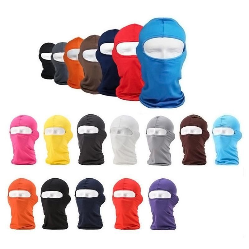 Ciclismo Ao Ar Livre Motocicleta Esqui Pescoço Protegendo Lycra Balaclava Máscara Facial Completa