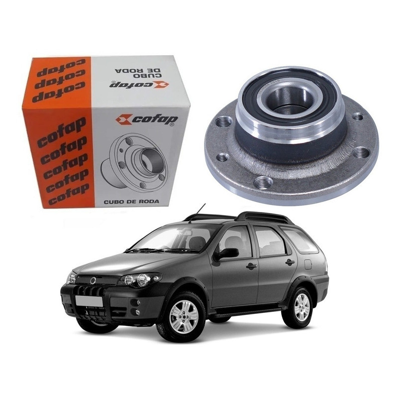 Cubo Roda Traseiro Palio Adventure 1.8 2005 A 2010