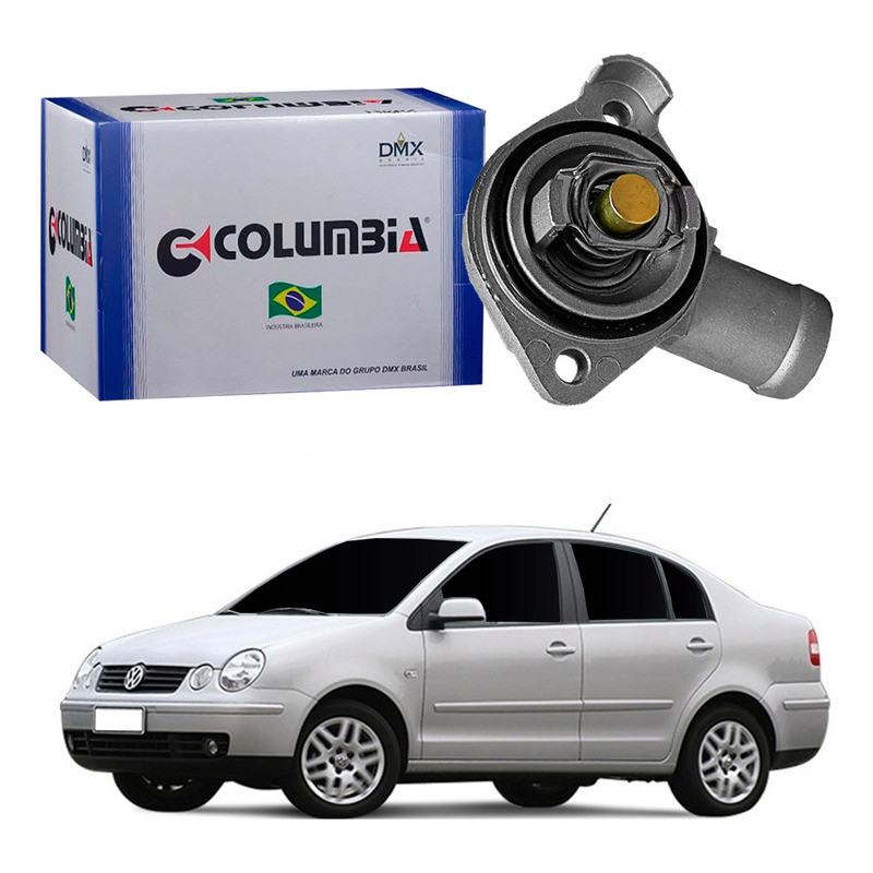 Valvula Termostatica Aluminio Polo Sedan 1.6 8v 2003 A 2006