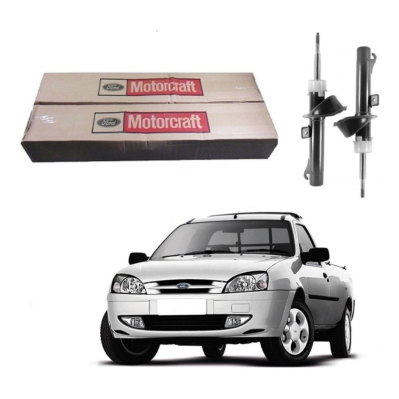 Par Amortecedor Dianteiro. Courier 1.6 2000 A 2012 em Oferta na Shopee