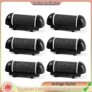 6 Rolos De Recarga Para Pés Elétricos Removedor De Calos Cabeças De Substituição Ferramentas De Pedicure Cuidados Com Os