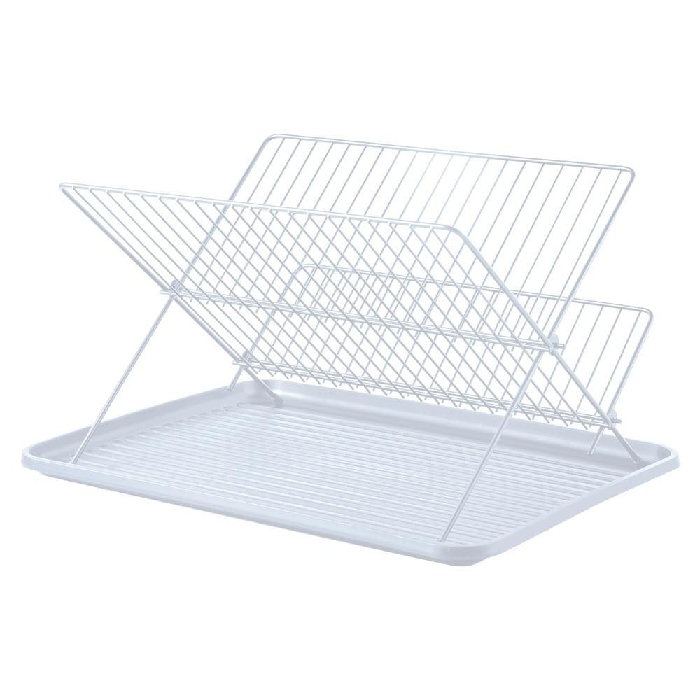 Escorredor de Louça Articulável Dobrável Branco em Oferta na Shopee