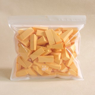 Esponja Maquiagem Queijinho Pacote 30 Unidades Branca Expansível Triangular 025-045 em Oferta na Shopee