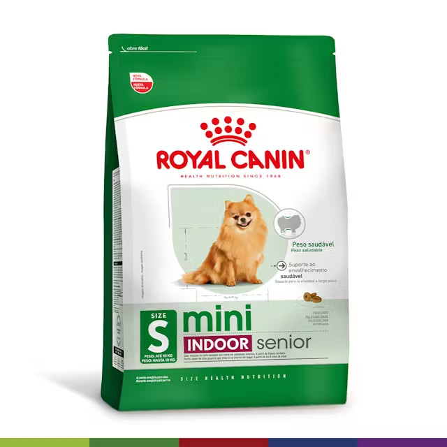 Ração Royal Canin Mini Indoor Senior para Cães - 7,5kg