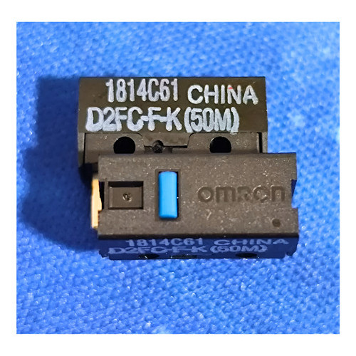 Kit 2 Micro Switch D2fc-f-k(50m) Mouse Gamer Original Omron Azul