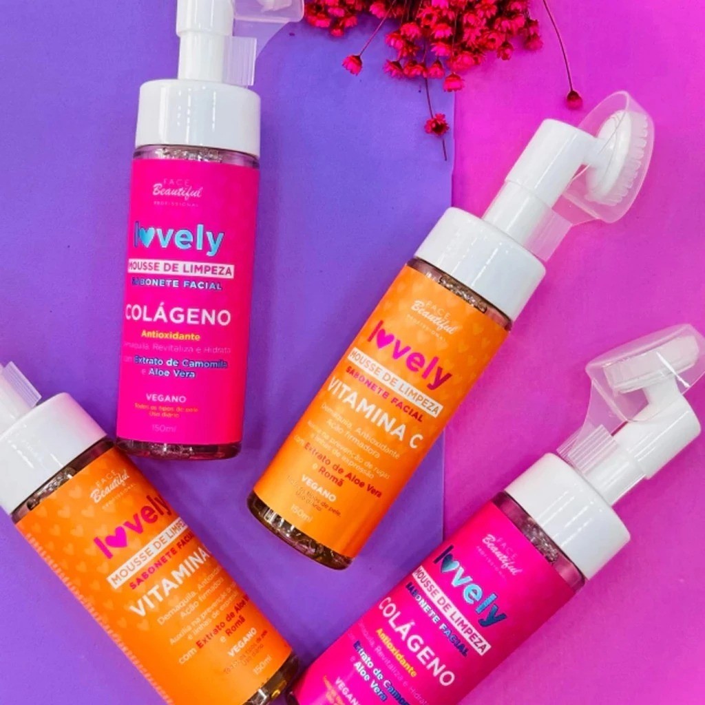 Sabonete Facial Mousse de Limpeza Com Aplicador - Lançamento em Oferta na Shopee