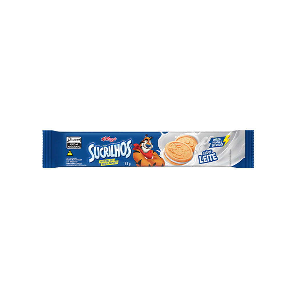 Biscoito Recheado Sucrilhos Leite 85g em Oferta na Shopee