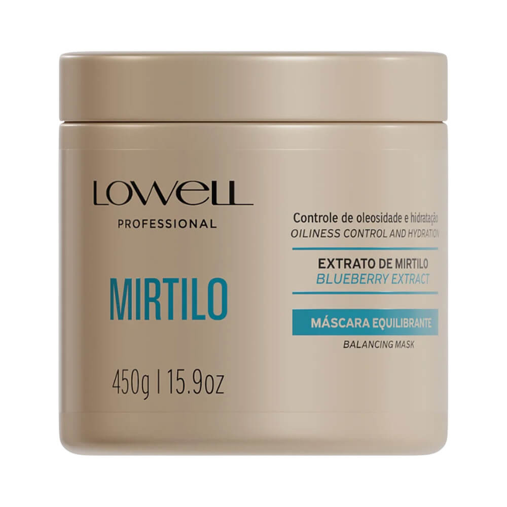 Máscara Lowell Mirtilo Equilibrante 450g