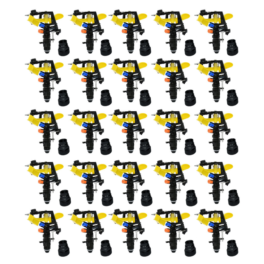 Kit 30 Aspersor 3/4 Setorial Espiga De Impacto Irrigador 3/4 Horta, Jardim, Gramado e Lavoura