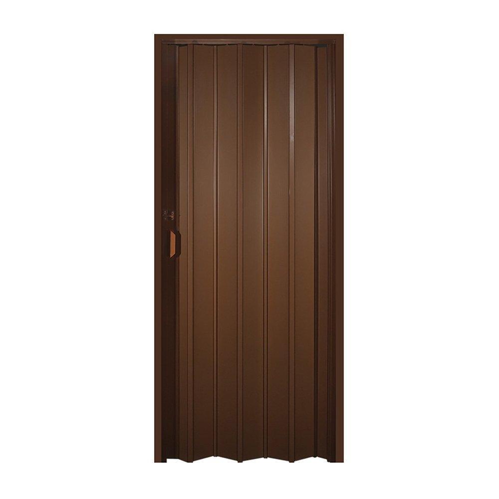 Porta Sanfonada PVC Multilit 60,0cm x 2,10m Mogno