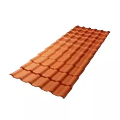 Telha PVC Plan Precon Cerâmica 2,42x0,88m