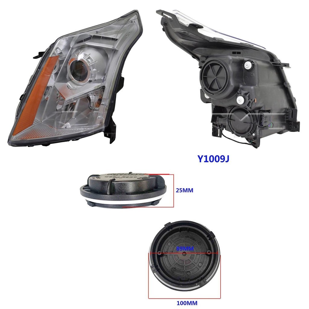 Para Cadillac ATSL SRX XTS 22783813 6002TRO034 948324 949324 Tampa Protetora Contra Poeira Da Lâmpada Do Farol Carro , T