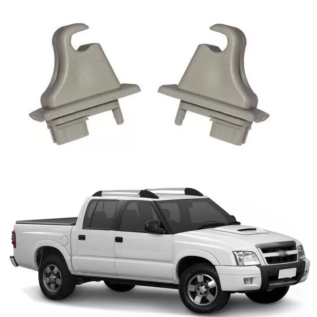 S10 E Blazer 2003 A 2011 Par Suportes Do Quebra-sol Para-sol