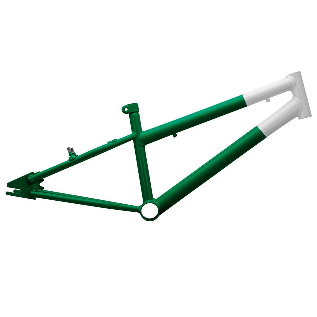 Quadro Para Bicicleta Aro 20 Ultra Bikes Em Aço Carbono Bicolor Com Garfo Rebaixado