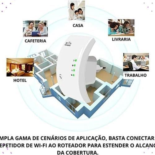 Repetidor WiFi 300Mbps 2.4GHz Amplificador de Sinal Wireless Extensor — imagem 2 de 2