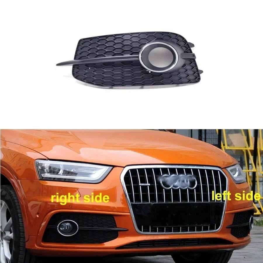Para Audi Q3 S-Line 2012 2013 2014 Luz De Nevoeiro Capa Grill Estilo Do Carro Exterior Nevoeiros Lâmpada Malha Grade 8U0