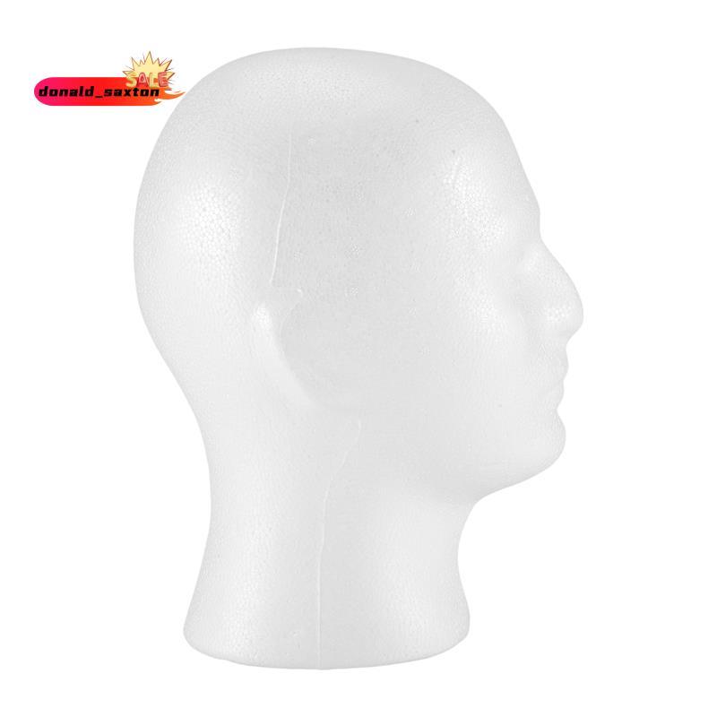 [Rápido D] 1X Masculino Feminino Espuma Manequim Cabeça Suporte Modelo Peruca Chapéu Display , # 2