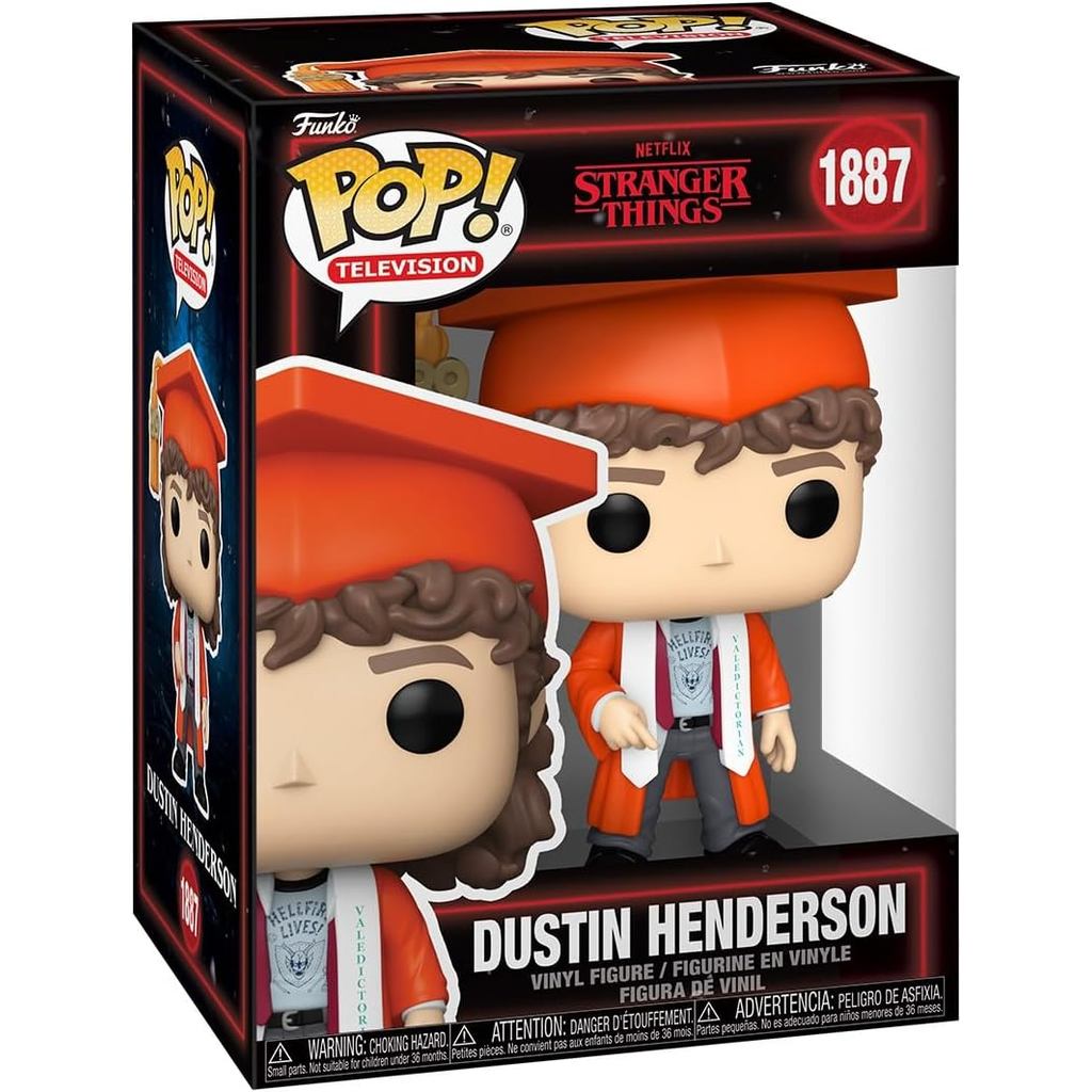 Funko Pop! Stranger Things T5 Dustin Na Formatura 1887