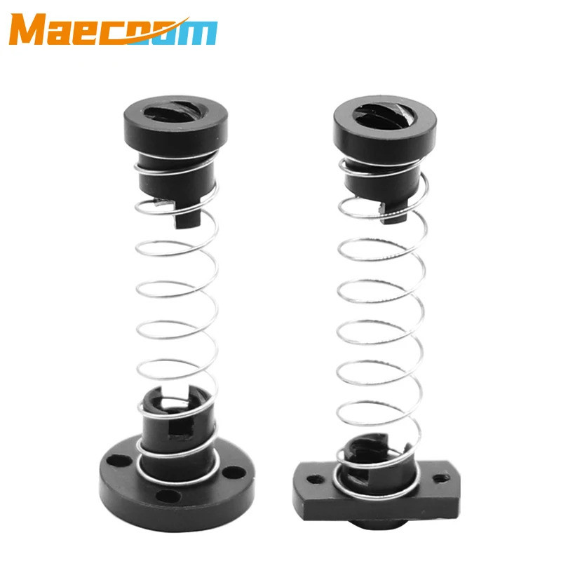 2/4/10 peças Porcas Anti-Contrapeso T8 POM para Impressora 3D, para Haste Roscada Acme de 2mm / 8mm, Elimina a Folga, Ac