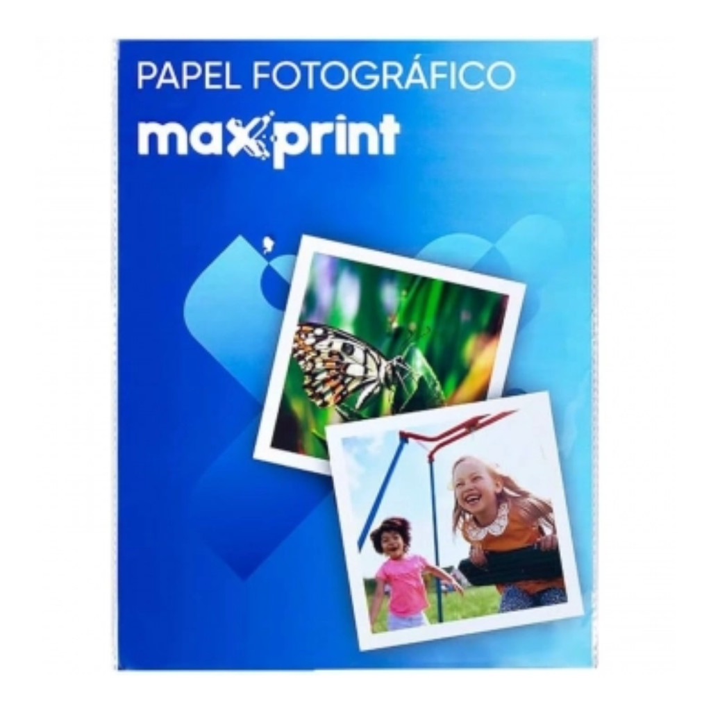 PAPEL FOTOGRAFICO GLOSSY MAXPRINT A4 180GSM 50 FOLHAS