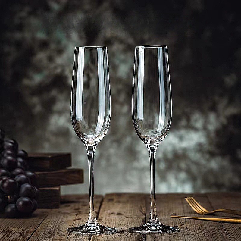 Cálice de vidro champanhe de cristal estilo europeu conjunto de vidro espuma copo de vinho par criativo copo de coquetel