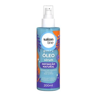 ÓLEO SÉRUM CAPILAR SALON LINE MULTY DEFINIÇÃO NATURAL 200ML
