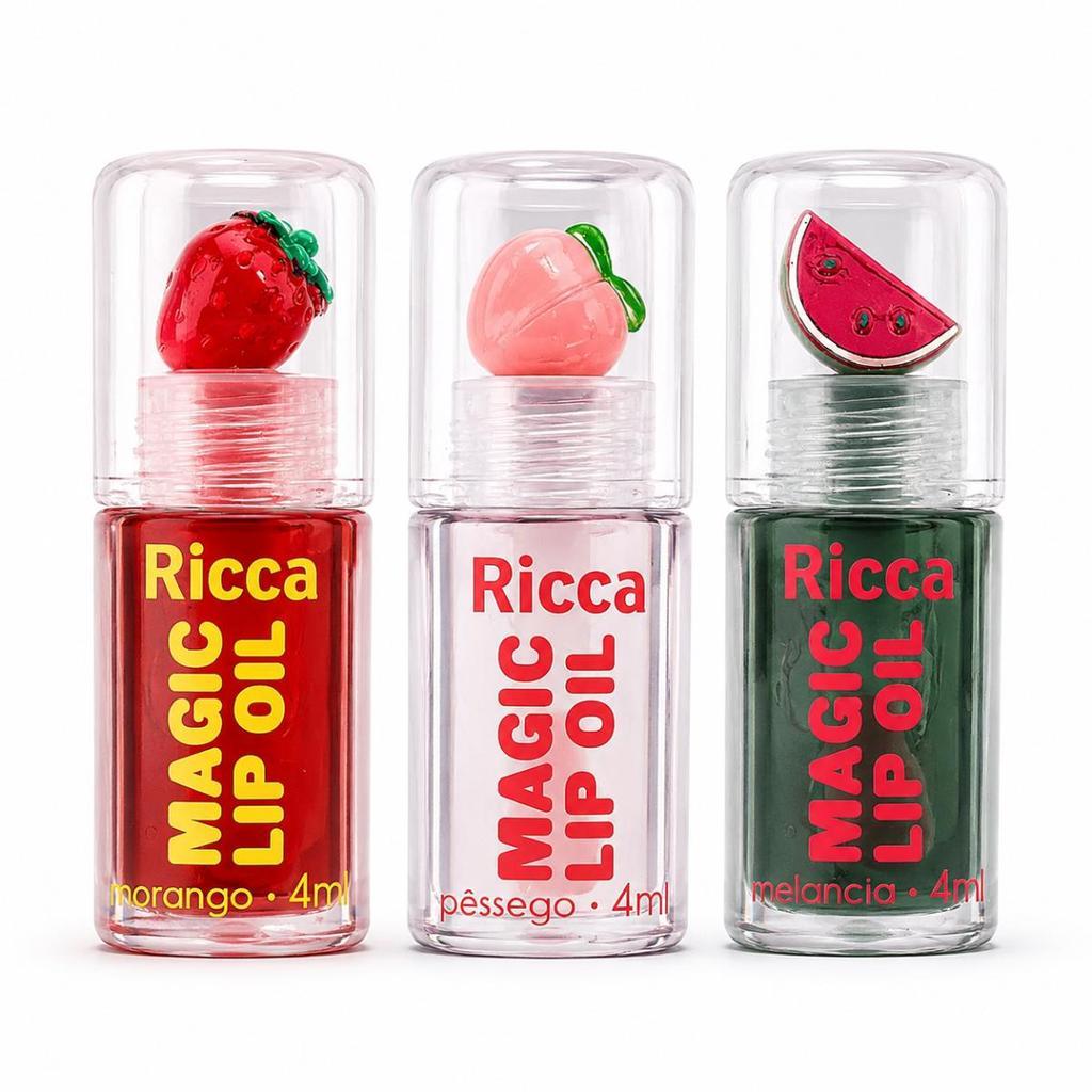 Gloss Magic Lip Oil Ricca - Escolha o Seu!
