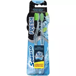 Pack Escova Dental Sorriso Fresh Macia Com 2 Unidades