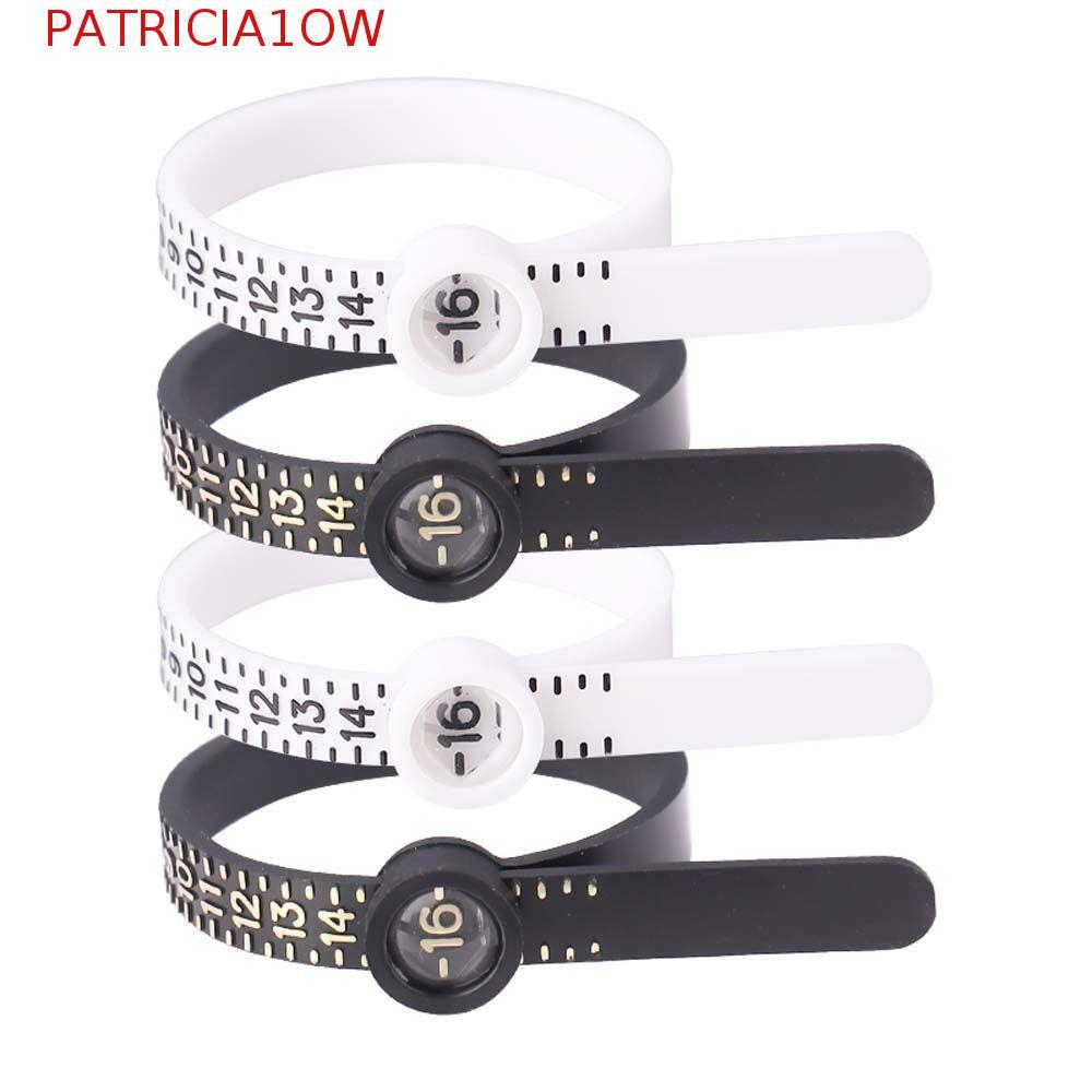 PATRICIA1OW Ring Sizer Medida Ferramentas De Joias Tamanho Reino Unido/Eua/Ue Preto Branco Bobina De Dedo Profissional
