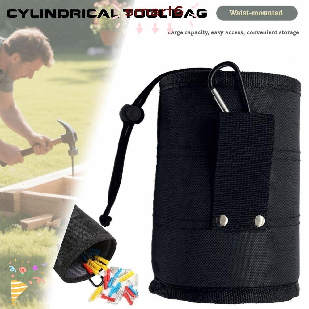 Bolsa Inteligente Para Parafusos De Unhas , De Ferramentas Espessada À Prova D'água , Preta Com Ferramenta De Clipe De C