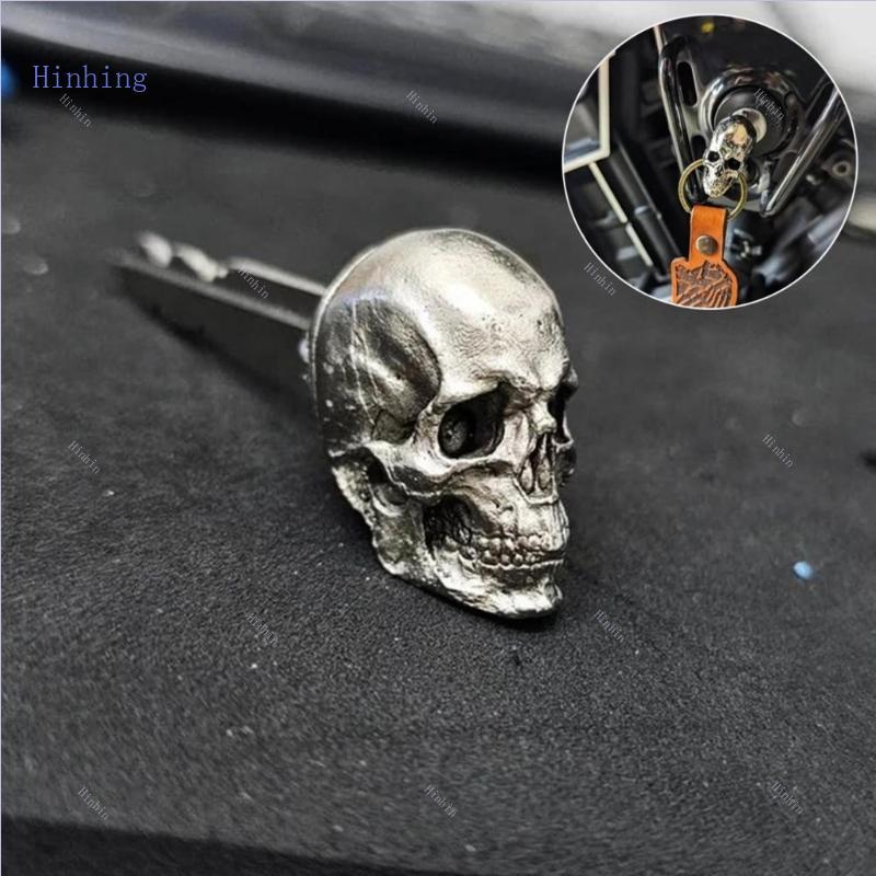 Hinhing Artístico Diabo Crânio Chave Criativa Único Chaveiro Projetos Decorativa Para Tendência Carro Bicicleta Onde