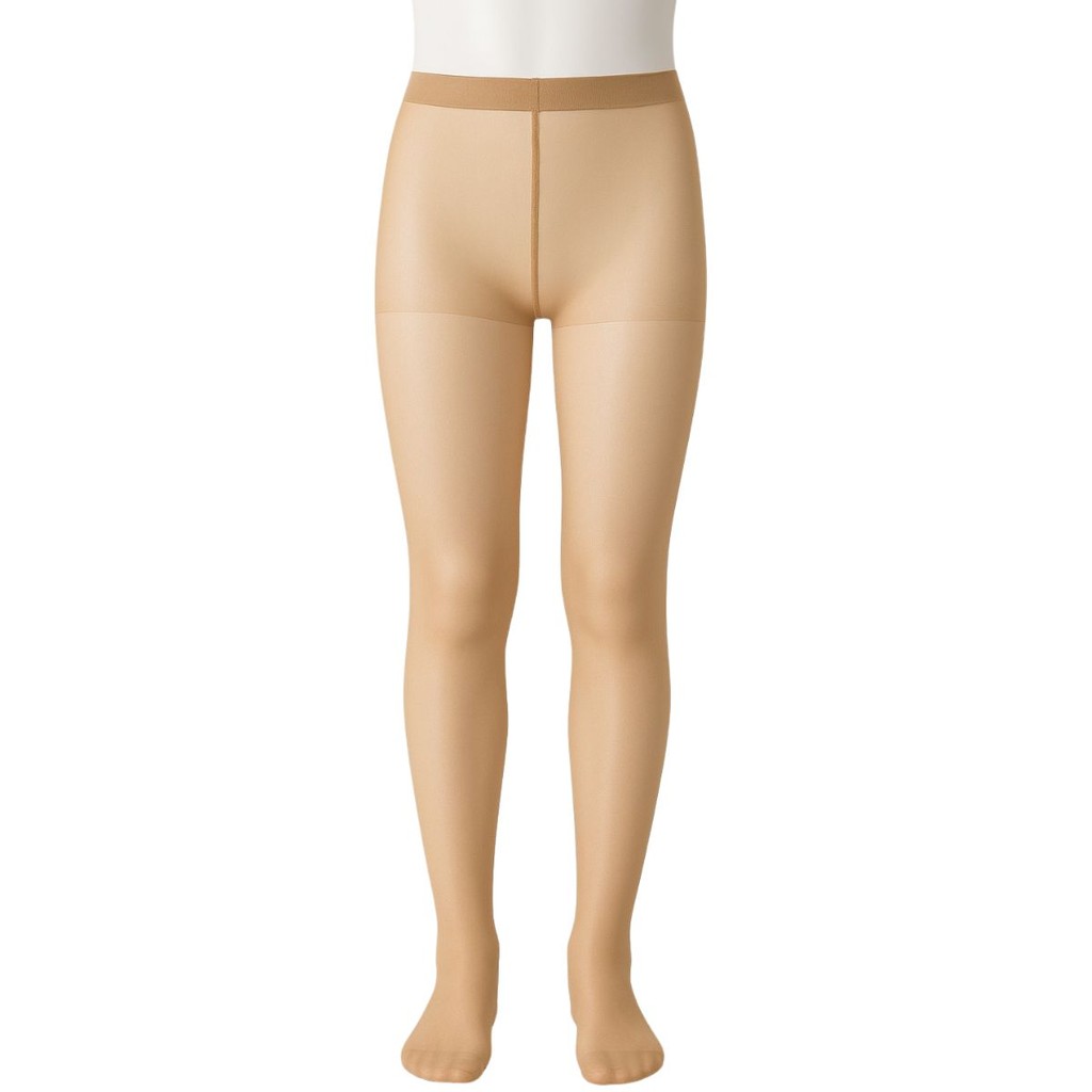 Kit 3 Meias Calças Menina Infantil Daniela Toque Suave Respirável Macia Fio 40 Lisa Fininha Confortável