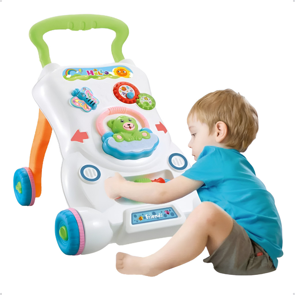 Andador Empurrador Educativo Musical Passeio Bebe Divertido