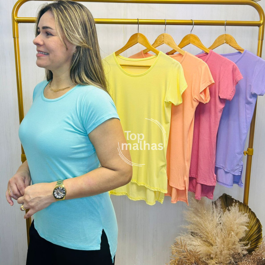 Blusa Feminina  Academia Dry Fit Camisa Caminhada Musculação Treino Camiseta tapa bum bum