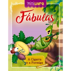Minilivro Fábulas - A cigarra e a formiga