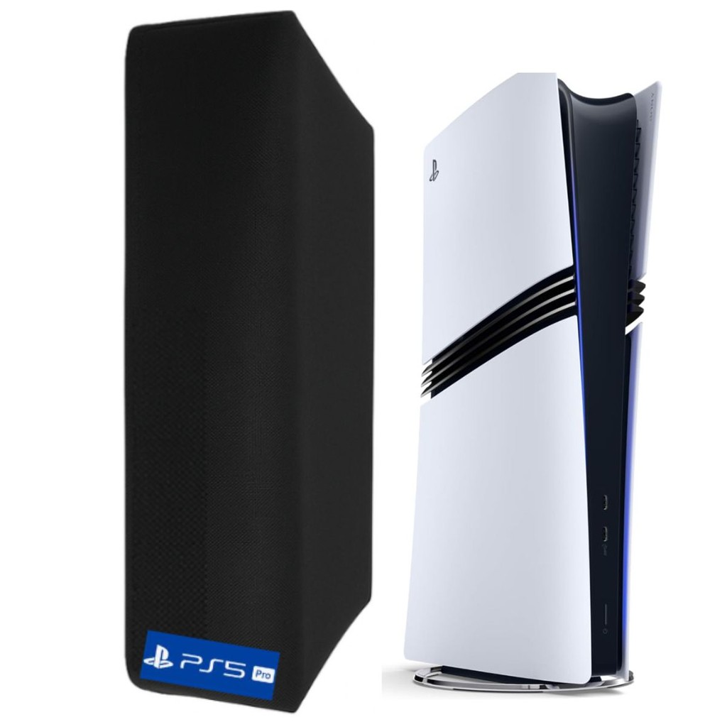 Capa Protetora Para Playstation 5 PS5 PRO Com Leitor ou Digital na Vertical Preta Anti Poeira Pelos Case Skin em Oferta na Shopee
