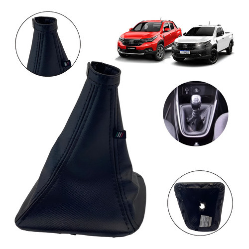 Coifa Alavanca Câmbio Manual Nova Strada Fiat 100264394 em Oferta na Shopee