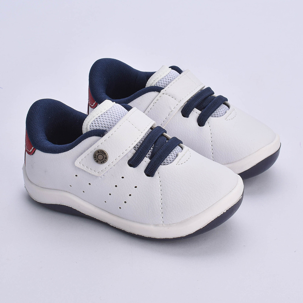 Tênis Infantil Menino Kidy Colors Equilíbrio Elástico Fita Aderente Confortável Antiderrapante em Oferta na Shopee