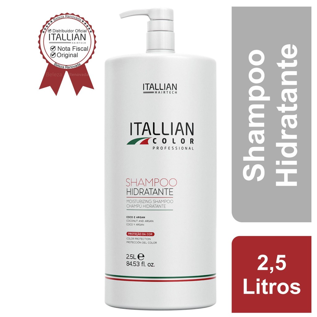 Shampoo De Lavatorio Itallian Color 2,5L em Oferta na Shopee