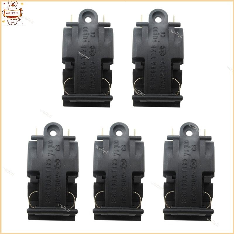 Conjunto 5 Chaleiras Elétricas Termostato Interruptor Controle Temperatura Acessórios Parte Plástic