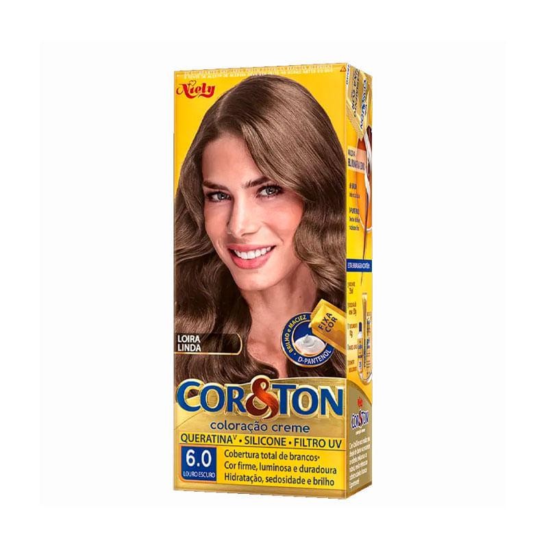 Coloração Creme Cor&Ton Louro Escuro 6.0