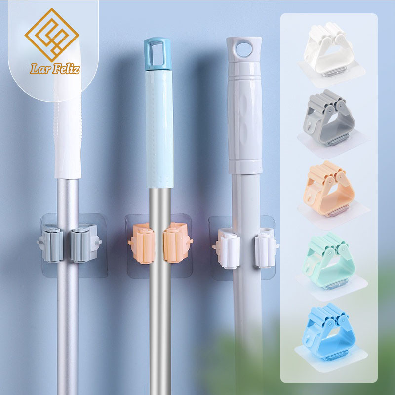 5/ 10 pcs Mop Suporte Vassoura Utensílios Multiuso Suporte rganizadores De Vassouras E Rodos Mop